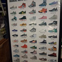SNEAKER EVOLUTION 24 X 36 POSTER