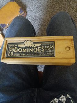 Wooden Domino's game
