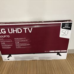 LG UHD TV 50” UP70 Real 4K