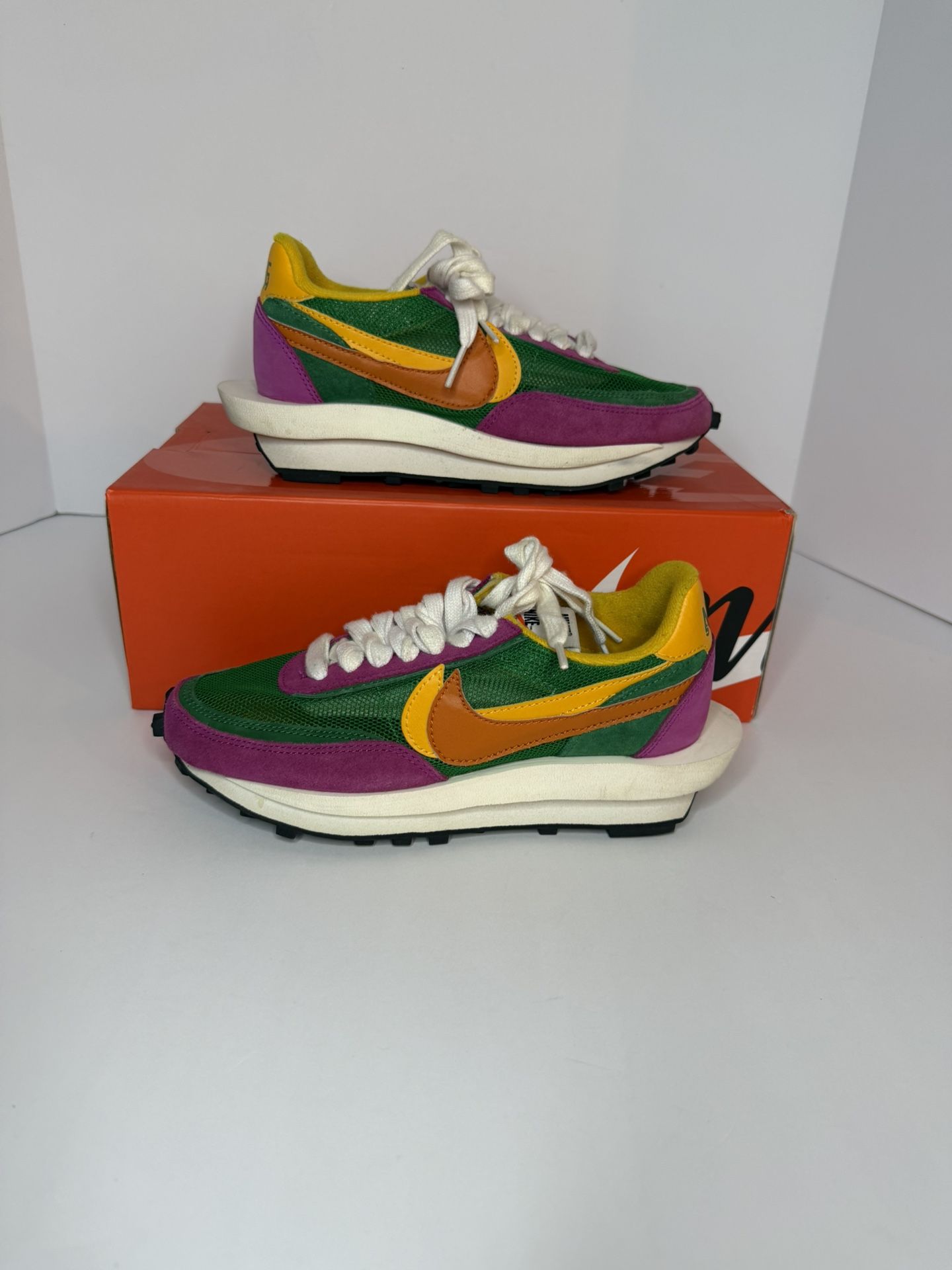 Nike Sacai LD Waffle Pine Green Size 4.5Y / 6W 👟🔥