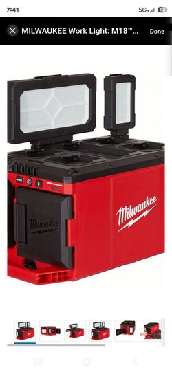 Shop Milwaukee
M18 18-Volt Lithium-Ion Cordless PACKOUT 3000 Lumens LED Light with Built-In Charger STORE PRICE $199