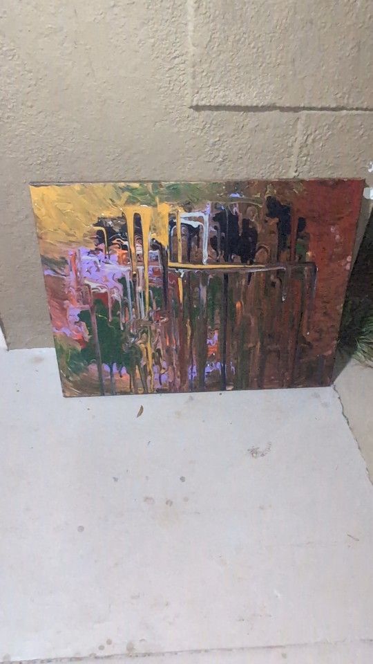  Hand Painted Artwork ,Canvas Size 30 In X40 In