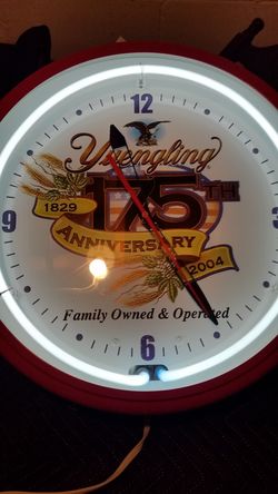 Yuengling beer Anniversary Clock