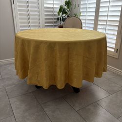Bridal Satin Round Tablecloth 