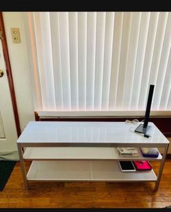 Metal Glasses Coffee Table ( H19 x W49 x D16)