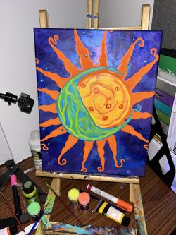 Acrylic Paint On Canvas Art