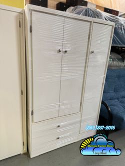 XL white closet wardrobe new ropero armoire Nuevo