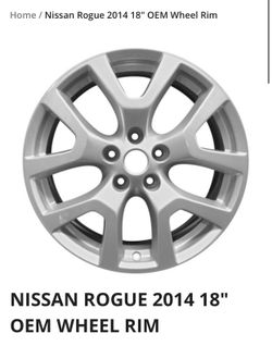 2014 Nissan Rogue OEM wheels