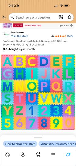 Baby playmat ABCs