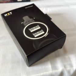 NXT Dual USB Car Charger Two Ports