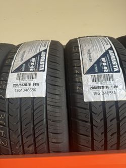 205/55/16 New Tires Installed