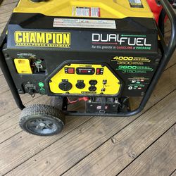 Champion Duel Fuel Generator 