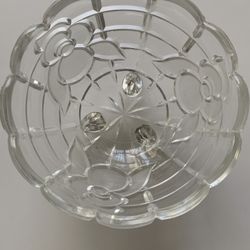 Chrystal Bowl On 3 Legs.
