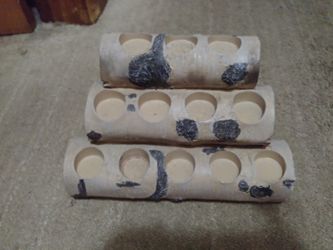 Fireplace decor tea light holder