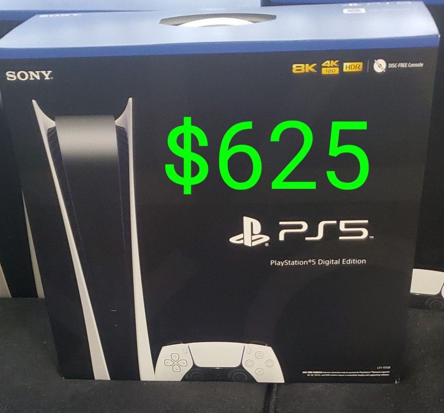 Playstation 5 Digital Brand New Sealed!