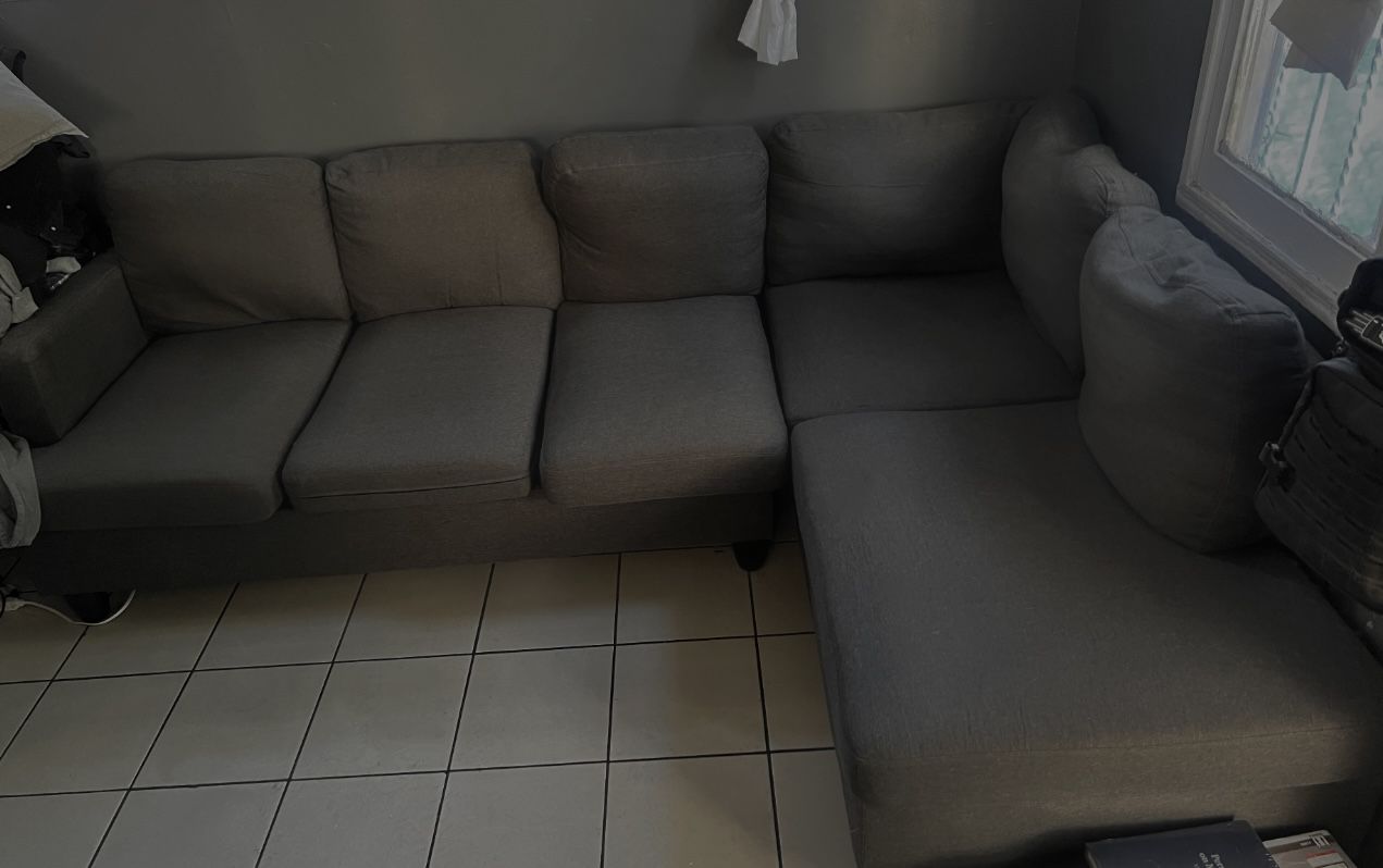 Grey Sectional Sofa $200