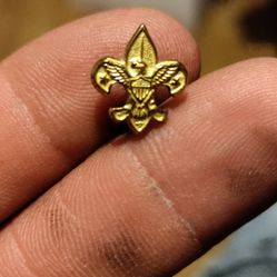 Vintage 1940's-50's Boy Scouts Of America Brass Pin Eagle 