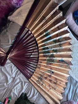 Chinese fan wall decoration