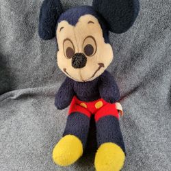 Vintage 1950s Rare Blue Mickey Mouse Walt Disney 20” California Stuffed Toys