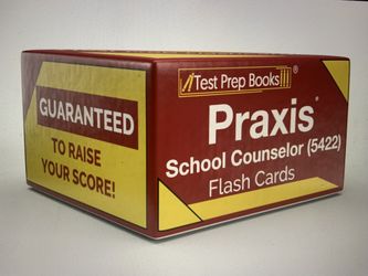 Praxis School Counselor 5422 Study Cards Flash Cards