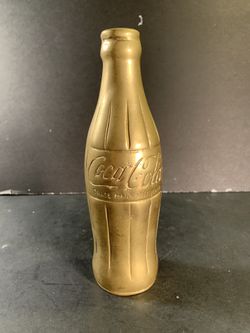 Vintage Brass Coca-Cola Bottle (Height: 7”)