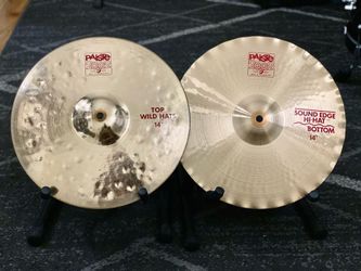 Paiste 14” 2002 Wild/Sound Edge HI Hat Cymbals