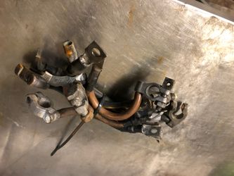 Bmw negative and positive battery leads
