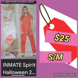 Inmate Costume Unisex 
