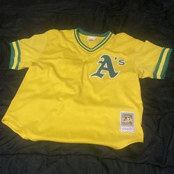 Oakland Athletics Mitchell Ness Jersey