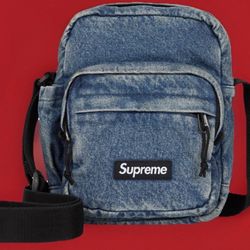 Supreme Denim Shoulder Bag FW25
