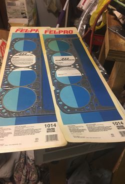 Brand new head gasket for 400 Chevy with steam hole made by fel-pro part number 1014 $40.00