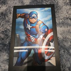 Captain America 3D Picture 