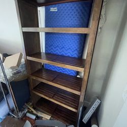 Bookcase Five Tier Wood