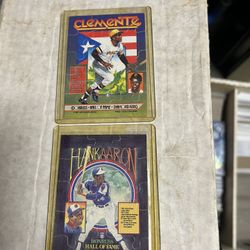 Aaron & Clemente Puzzle Card Lot