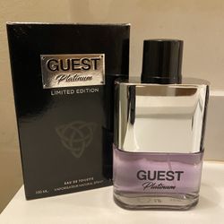 💨 Guest Platinum Eau de Toilette – Fresh, Clean, Masculine Scent (Opened Once Only)