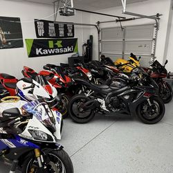 Yamaha R6 / Suzuki gsxr / Kawasaki ninja zx6r / Yamaha R1 / Honda cbr600rr