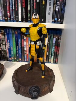 Mortal Kombat Custom 3-D Printed Statue Cyrax