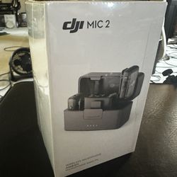 DJI MIC 2 — NEW, NEVER OPENED Wireless microphones TX x2 RX x1 + Charging Case