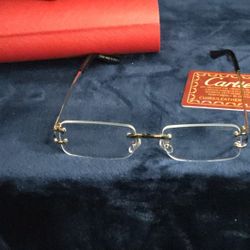 Cartier Wire Glasses Clear