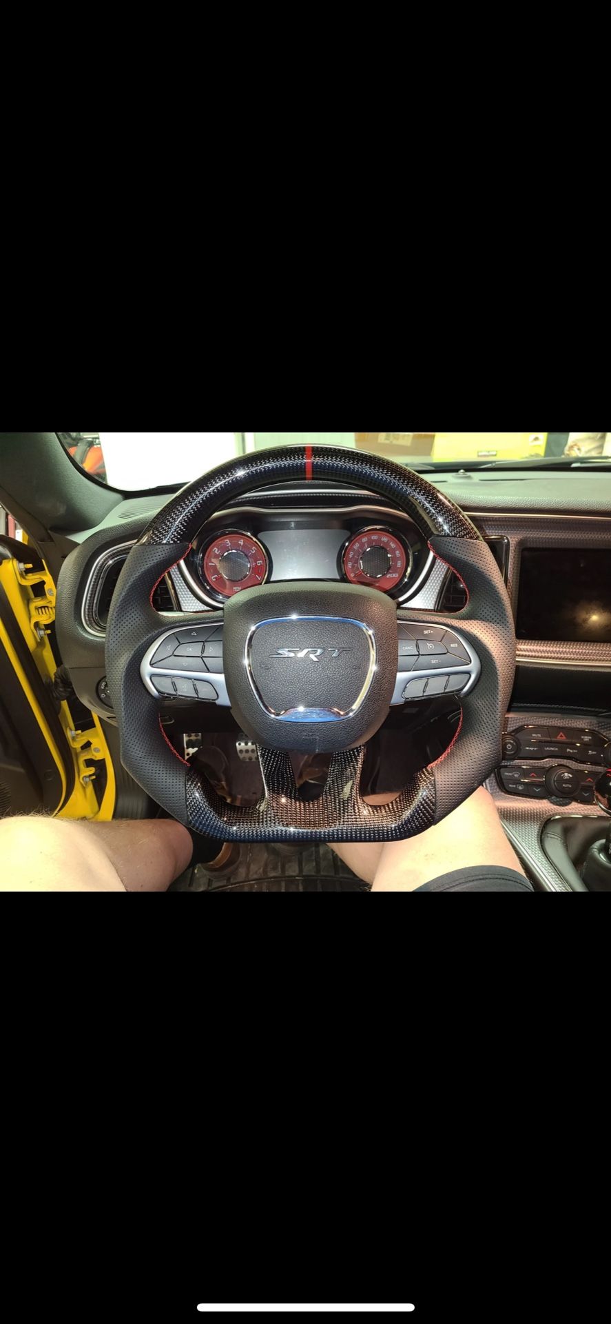 Dodge Carbon Fiber Steering Wheel (2014-2023)