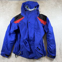 Vintage REI Hooded Pullover Rain Jacket Men’s  Size M Windbreaker 90s #2160