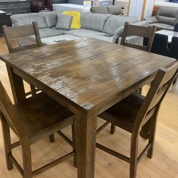 GORGEOUS NEW TABLES IN WOOD WITH CHAIRS AND ALL ACCESSORIES FOR $499-$799! WOW! LOWEST PRICES IN FLORIDA! 