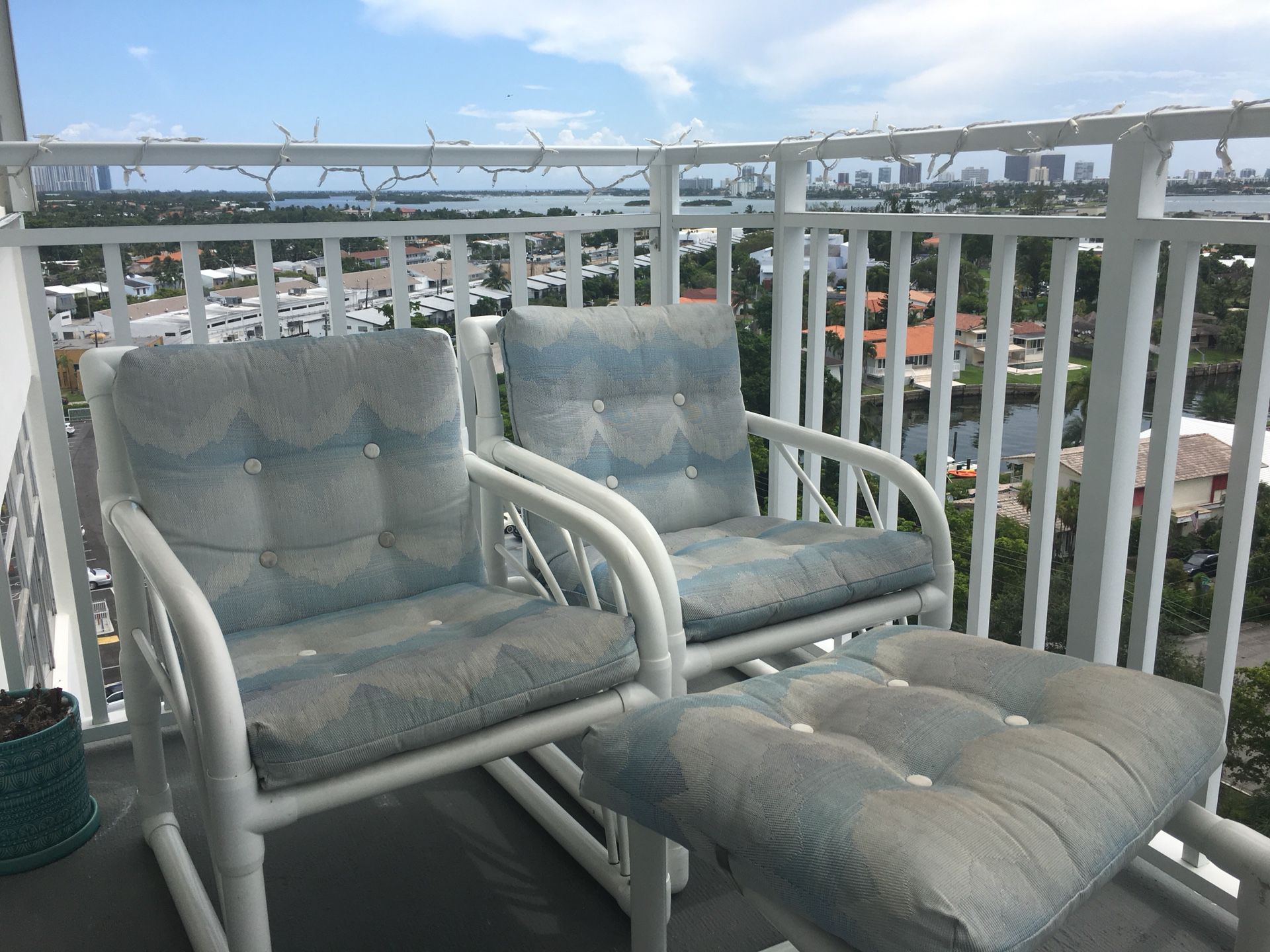 Outdoor balcony set