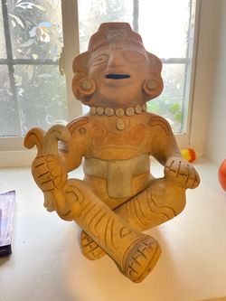 Mesoamerican Terracotta Seated Figure