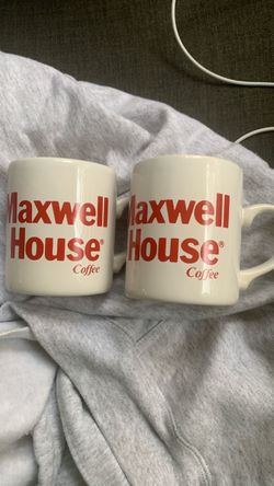 Maxwell house coffee cups