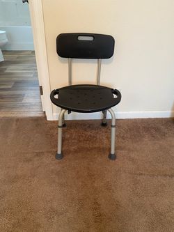 Shower / Bath Chair with Back – 350 lb Capacity