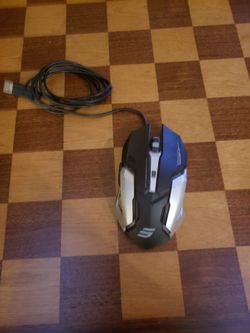 LINGYI Gaming Mouse, 6 Programmable Buttons, 4 Adjustable DPI Levels, 4 Circular & Breathing LED Light, Wired Mouse Used for Games and Office[ Black ]