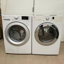 LG Washer And Electric Dryer 