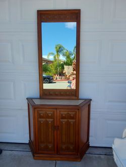 Vintage  Cabinet and mirror