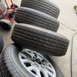 17 INCH WHEELS AND TIRES TOYOTA 